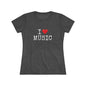 I Heart Music - Music Lover Tri-blend Women's Fit Tee